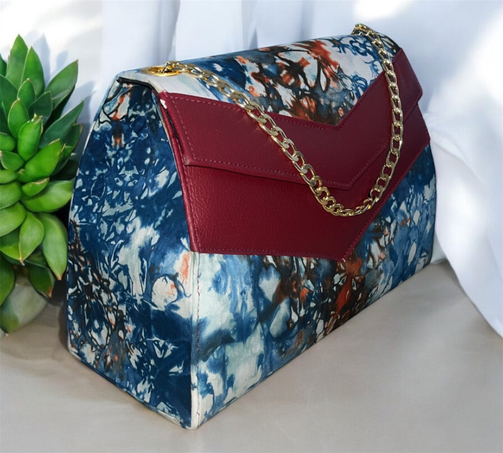 SAC EN PAGNE ROUGE /BLEU