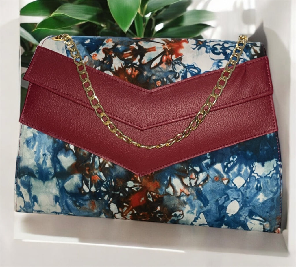 SAC EN PAGNE ROUGE /BLEU